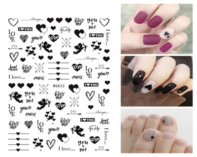 Αυτοκόλλητα νυχιών Καλοκαιρινή μαργαρίτα Φρούτα Λευκά λουλούδια Πέταλα Λουλούδια Πίσω Κόλλα Αυτοκόλλητα νυχιών Διακόσμηση για Συμβουλές νυχιών Ομορφιά