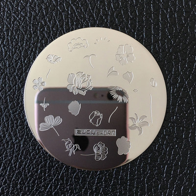 πλάκες σφράγισης νυχιών νιφάδα χιονιού πρότυπο λουλούδια πλάκα εικόνας εργαλεία εκτύπωσης νυχιών σειρά zjoys