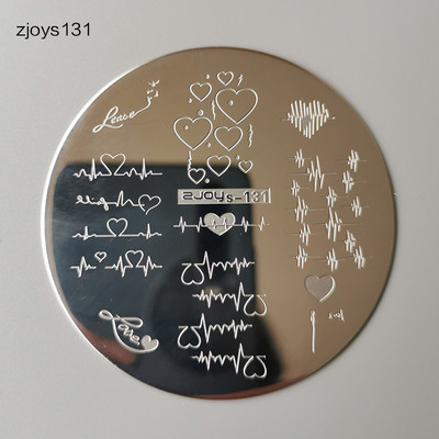 πλάκες σφράγισης νυχιών νιφάδα χιονιού πρότυπο λουλούδια πλάκα εικόνας εργαλεία εκτύπωσης νυχιών σειρά zjoys