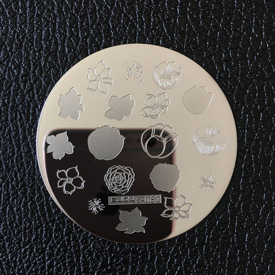 πλάκες σφράγισης νυχιών νιφάδα χιονιού πρότυπο λουλούδια πλάκα εικόνας εργαλεία εκτύπωσης νυχιών σειρά zjoys