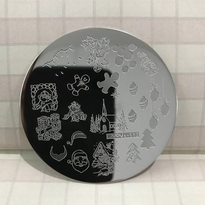 πλάκες σφράγισης νυχιών νιφάδα χιονιού πρότυπο λουλούδια πλάκα εικόνας εργαλεία εκτύπωσης νυχιών σειρά zjoys