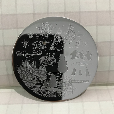 πλάκες σφράγισης νυχιών νιφάδα χιονιού πρότυπο λουλούδια πλάκα εικόνας εργαλεία εκτύπωσης νυχιών σειρά zjoys