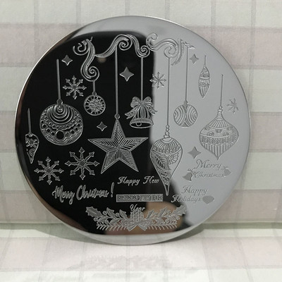 πλάκες σφράγισης νυχιών νιφάδα χιονιού πρότυπο λουλούδια πλάκα εικόνας εργαλεία εκτύπωσης νυχιών σειρά zjoys