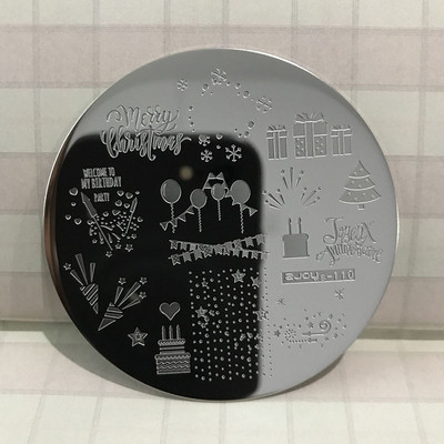 πλάκες σφράγισης νυχιών νιφάδα χιονιού πρότυπο λουλούδια πλάκα εικόνας εργαλεία εκτύπωσης νυχιών σειρά zjoys