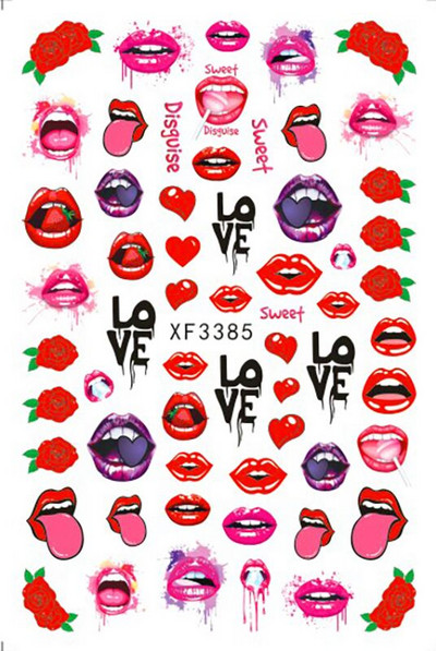 1 φύλλο κούκλα Bratz 3D αυτοκόλλητα νυχιών Αυτοκόλλητα συρόμενα αυτοκόλλητα αυτοκόλλητα αυτοκόλλητα για μανικιούρ Συμβουλή περιτυλίγματος αλουμινόχαρτο νύχια DIY Διακόσμηση