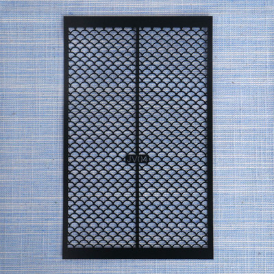 1 τεμ. Αυτοκόλλητο νυχιών με ζυγαριά ψαριού Αυτοκόλλητο με αυτοκόλλητα με δίχτυα γραμμή γεωμετρία κούφιο αυτοκόλλητο 3D ντεκόρ μανικιούρ με πρότυπο