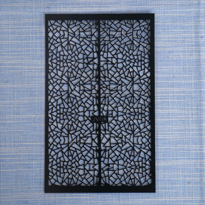 1 τεμ. Αυτοκόλλητο νυχιών με ζυγαριά ψαριού Αυτοκόλλητο με αυτοκόλλητα με δίχτυα γραμμή γεωμετρία κούφιο αυτοκόλλητο 3D ντεκόρ μανικιούρ με πρότυπο