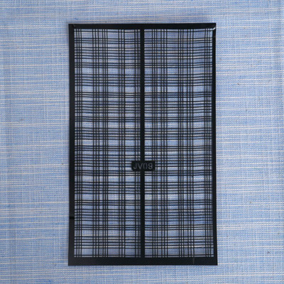 1 τεμ. Αυτοκόλλητο νυχιών με ζυγαριά ψαριού Αυτοκόλλητο με αυτοκόλλητα με δίχτυα γραμμή γεωμετρία κούφιο αυτοκόλλητο 3D ντεκόρ μανικιούρ με πρότυπο