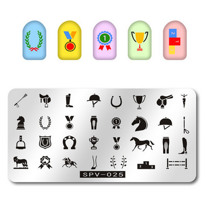 1PC 12*6CM Πρότυπο σχεδίασης λουλουδιών Σφραγίδα στένσιλ νυχιών Δαντέλα με δαντέλα από ανοξείδωτο ατσάλι Εργαλείο μανικιούρ, Πλάκα σφράγισης νυχιών #PV1-40