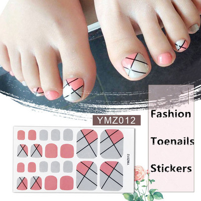 Μονόχρωμα Glitter Nail Art Polish Αυτοκόλλητα Pure Color Αυτοκόλλητα Περιτυλίγματα Νυχιών Λωρίδες πεντικιούρ