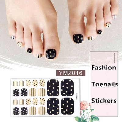 Μονόχρωμα Glitter Nail Art Polish Αυτοκόλλητα Pure Color Αυτοκόλλητα Περιτυλίγματα Νυχιών Λωρίδες πεντικιούρ