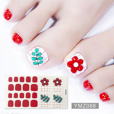 Μονόχρωμα Glitter Nail Art Polish Αυτοκόλλητα Pure Color Αυτοκόλλητα Περιτυλίγματα Νυχιών Λωρίδες πεντικιούρ