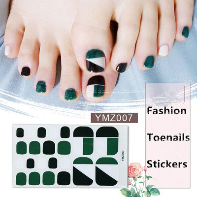 Μονόχρωμα Glitter Nail Art Polish Αυτοκόλλητα Pure Color Αυτοκόλλητα Περιτυλίγματα Νυχιών Λωρίδες πεντικιούρ