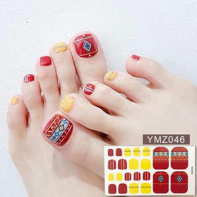 Μονόχρωμα Glitter Nail Art Polish Αυτοκόλλητα Pure Color Αυτοκόλλητα Περιτυλίγματα Νυχιών Λωρίδες πεντικιούρ