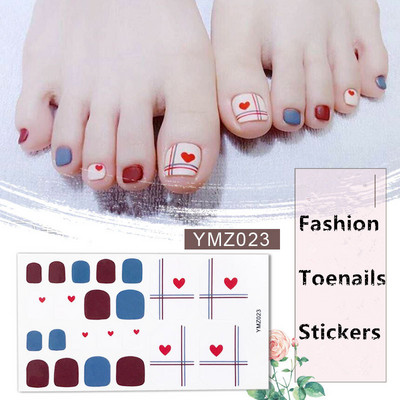 Μονόχρωμα Glitter Nail Art Polish Αυτοκόλλητα Pure Color Αυτοκόλλητα Περιτυλίγματα Νυχιών Λωρίδες πεντικιούρ
