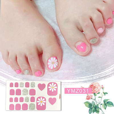 Μονόχρωμα Glitter Nail Art Polish Αυτοκόλλητα Pure Color Αυτοκόλλητα Περιτυλίγματα Νυχιών Λωρίδες πεντικιούρ