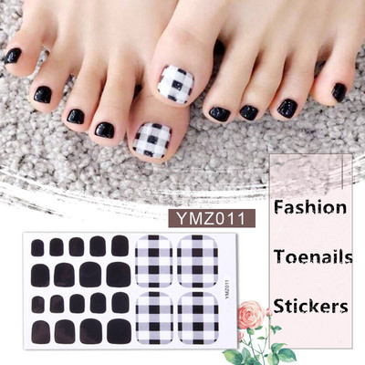 Μονόχρωμα Glitter Nail Art Polish Αυτοκόλλητα Pure Color Αυτοκόλλητα Περιτυλίγματα Νυχιών Λωρίδες πεντικιούρ