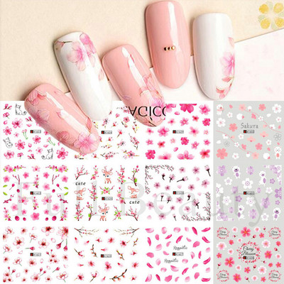12tk Love Heart Water Küünekleebised Inglise kirjakleebised Sõbrapäeva liugurid Nail Art Dekoratsioon 2023 Maniküüri näpunäited LABY001-012