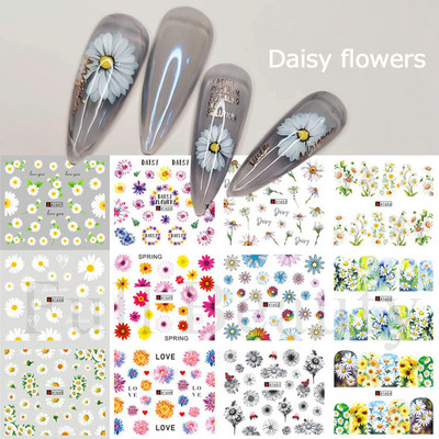 12tk Love Heart Water Küünekleebised Inglise kirjakleebised Sõbrapäeva liugurid Nail Art Dekoratsioon 2023 Maniküüri näpunäited LABY001-012