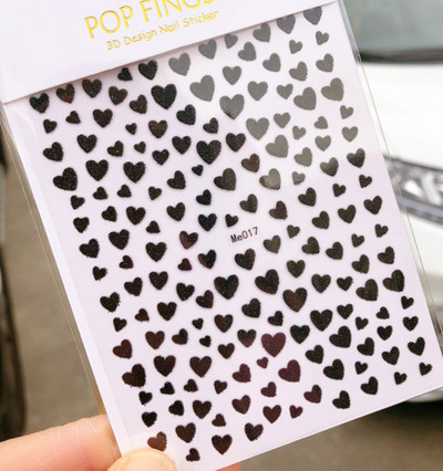 Αυτοκόλλητα νυχιών Love Hearts Tulips Flowers Back Koll Αυτοκόλλητα νυχιών Διακόσμηση για Συμβουλές νυχιών Beauty
