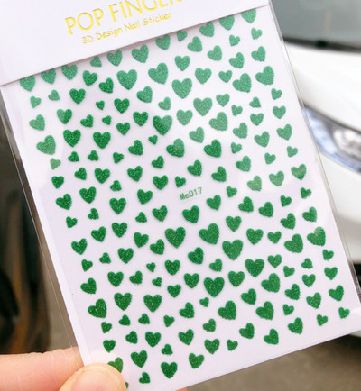 Αυτοκόλλητα νυχιών Love Hearts Tulips Flowers Back Koll Αυτοκόλλητα νυχιών Διακόσμηση για Συμβουλές νυχιών Beauty