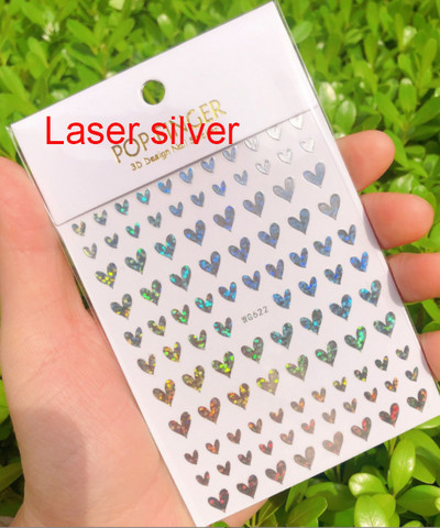 Αυτοκόλλητα νυχιών Love Hearts Tulips Flowers Back Koll Αυτοκόλλητα νυχιών Διακόσμηση για Συμβουλές νυχιών Beauty