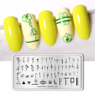 BORN PRETTY Ημέρα του Αγίου Βαλεντίνου Πλάκες για σφράγιση νυχιών Heart Love Animal Artist Πρότυπο Σχεδιασμού Νυχιών Στένσιλ Εργαλεία Μανικιούρ
