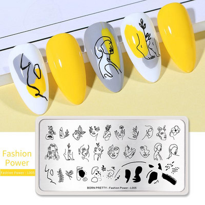 BORN PRETTY Ημέρα του Αγίου Βαλεντίνου Πλάκες για σφράγιση νυχιών Heart Love Animal Artist Πρότυπο Σχεδιασμού Νυχιών Στένσιλ Εργαλεία Μανικιούρ