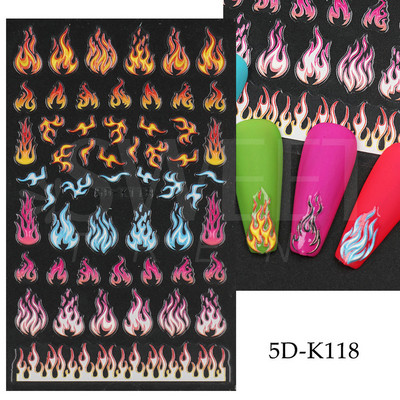 Holiday Christmas Nail Design Leaf Flower Gingerbread Man Charms Sliders τρισδιάστατα αυτοκόλλητα νυχιών για τέχνη με χειμερινά αλουμινόχαρτα μανικιούρ SANO-62