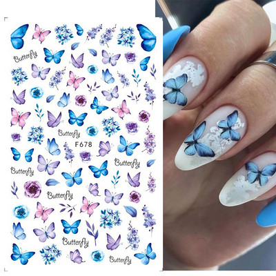 Aurora Márvány Nail Art Matricák 3D Metál Hullám Csíkok Vonal Geometrikus Manikűr Körömmatricák Ragasztó Csúsztatók Dekorok TRSTZ-CS201