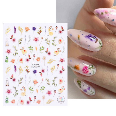 Aurora Márvány Nail Art Matricák 3D Metál Hullám Csíkok Vonal Geometrikus Manikűr Körömmatricák Ragasztó Csúsztatók Dekorok TRSTZ-CS201
