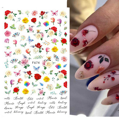 Aurora Márvány Nail Art Matricák 3D Metál Hullám Csíkok Vonal Geometrikus Manikűr Körömmatricák Ragasztó Csúsztatók Dekorok TRSTZ-CS201