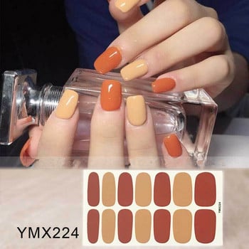 1 лист YMX248 Rabbit Designs Sticker Korea Styles Full Cover Nail Wraps Направи си сам маникюр Slider Nail Art Vinyls Polish Stickers