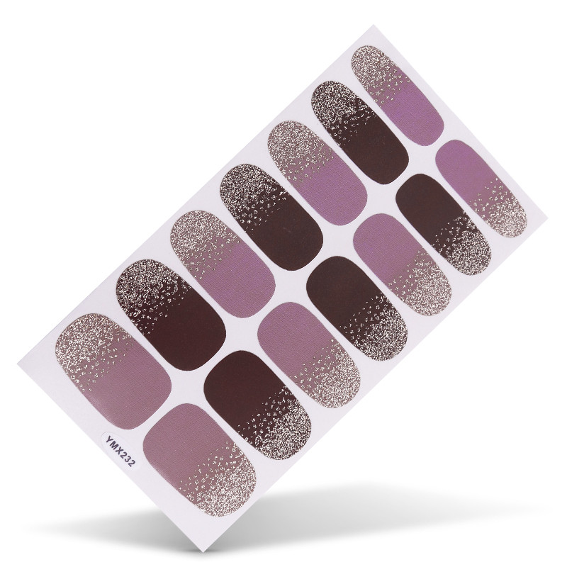 1 lapos YMX248 Rabbit Designs matrica Korea stílusok teljes fedő körömpakolások barkácsolás manikűr csúszó körömdíszítés vinyl lakk matricák