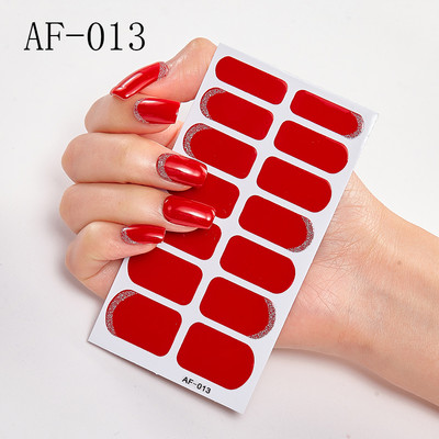 Teljes fedésű körömdíszítő matricák Polírozott csúszka vonal geometria Tervezett dekoráció Öntapadó matricák Kreatív INS paszta a körmökre