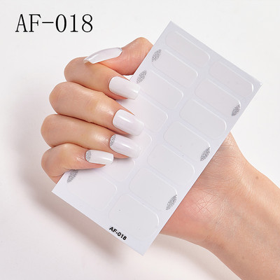 Teljes fedésű körömdíszítő matricák Polírozott csúszka vonal geometria Tervezett dekoráció Öntapadó matricák Kreatív INS paszta a körmökre