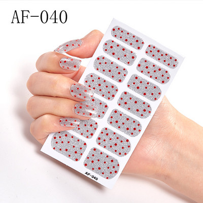 Teljes fedésű körömdíszítő matricák Polírozott csúszka vonal geometria Tervezett dekoráció Öntapadó matricák Kreatív INS paszta a körmökre