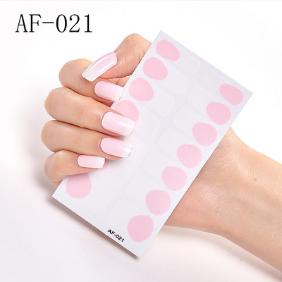 Teljes fedésű körömdíszítő matricák Polírozott csúszka vonal geometria Tervezett dekoráció Öntapadó matricák Kreatív INS paszta a körmökre