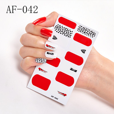 Teljes fedésű körömdíszítő matricák Polírozott csúszka vonal geometria Tervezett dekoráció Öntapadó matricák Kreatív INS paszta a körmökre