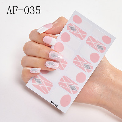 Teljes fedésű körömdíszítő matricák Polírozott csúszka vonal geometria Tervezett dekoráció Öntapadó matricák Kreatív INS paszta a körmökre