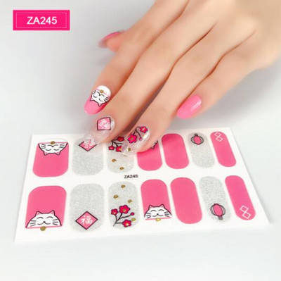 Francia műkörömmatricák barkács matricák minták körömdíszítéshez manikűr dekorációk szalon Női szépség teljes fedő körömpakolások tippek