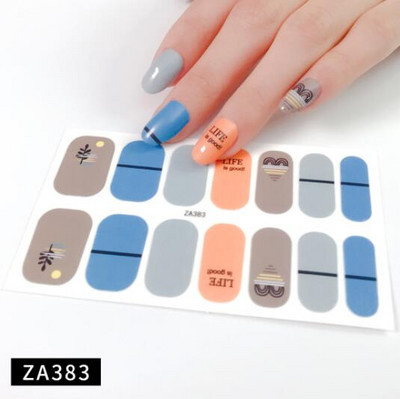 Francia műkörömmatricák barkács matricák minták körömdíszítéshez manikűr dekorációk szalon Női szépség teljes fedő körömpakolások tippek