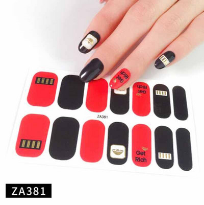 Francia műkörömmatricák barkács matricák minták körömdíszítéshez manikűr dekorációk szalon Női szépség teljes fedő körömpakolások tippek