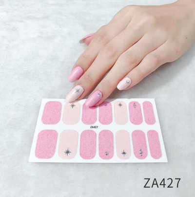 Francia műkörömmatricák barkács matricák minták körömdíszítéshez manikűr dekorációk szalon Női szépség teljes fedő körömpakolások tippek