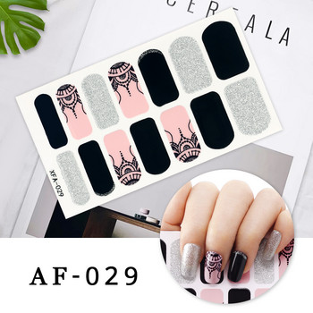 Αυτοκόλλητο χονδρικής Nail Wrap Shiny Nail Art Decor Αυτοκόλλητο Πλήρες κάλυμμα Βερνίκι νυχιών Αυτοκόλλητο Λωρίδες νυχιών Καλοκαιρινό αυτοκόλλητο για εκείνη