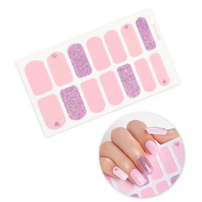 Nagykereskedelmi körömpakolás fényes körömdísz matrica teljes fedésű körömlakk matrica körömcsík nyári körömmatrica neki