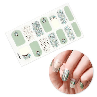 Nagykereskedelmi körömpakolás fényes körömdísz matrica teljes fedésű körömlakk matrica körömcsík nyári körömmatrica neki