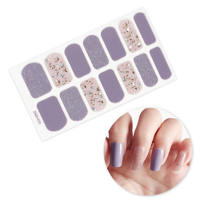 Nagykereskedelmi körömpakolás fényes körömdísz matrica teljes fedésű körömlakk matrica körömcsík nyári körömmatrica neki