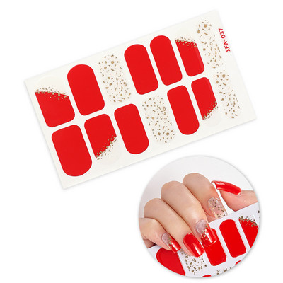Nagykereskedelmi körömpakolás fényes körömdísz matrica teljes fedésű körömlakk matrica körömcsík nyári körömmatrica neki
