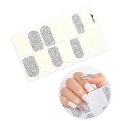 Nagykereskedelmi körömpakolás fényes körömdísz matrica teljes fedésű körömlakk matrica körömcsík nyári körömmatrica neki